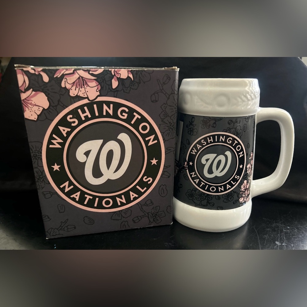 ‘23 Washington Nationals Cherry Blossom City Connect Commemorative Mug Stein